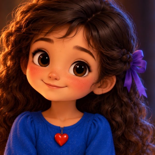 Lavinia, one of the three little princesses of Goodnight Castle
