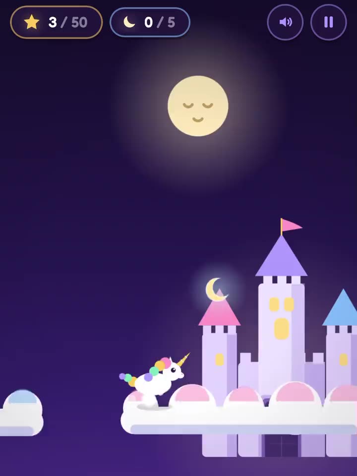 Unicorn Dream Run, the free game from Goodnight Castle
